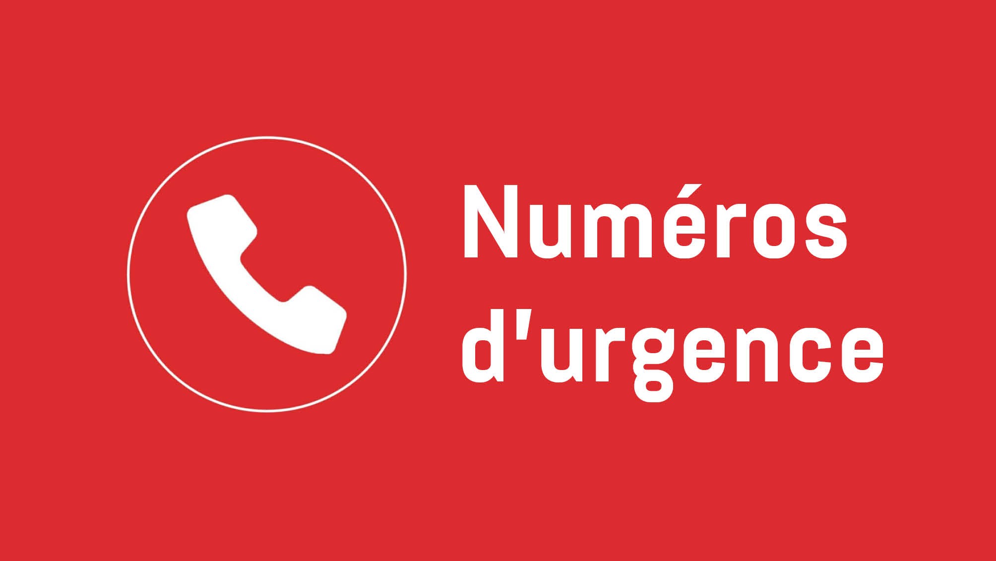 Numéros d'urgence - Mairie de la Bresse